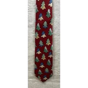 Noel Holiday Men's Necktie Tie Christmas Tree 57"